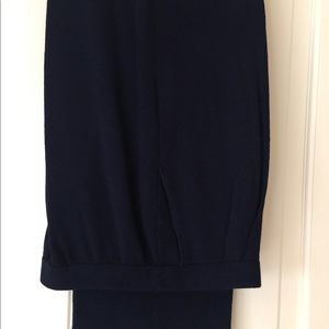 St. John classic knit navy pants